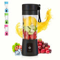 Mini Portable USB Electric Blender & Fruit Juicer with 6 blades – Rechargeable & Compact