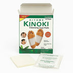 Kiyome Kinoki Cleansing Foot Pads – Natural Detox Foot Patches for Relaxation & Better Sleep 10 Peds in 1 Box