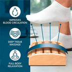Wooden Foot Massager Roller – Natural Pain Relief & Stress Relaxation Therapy Tool