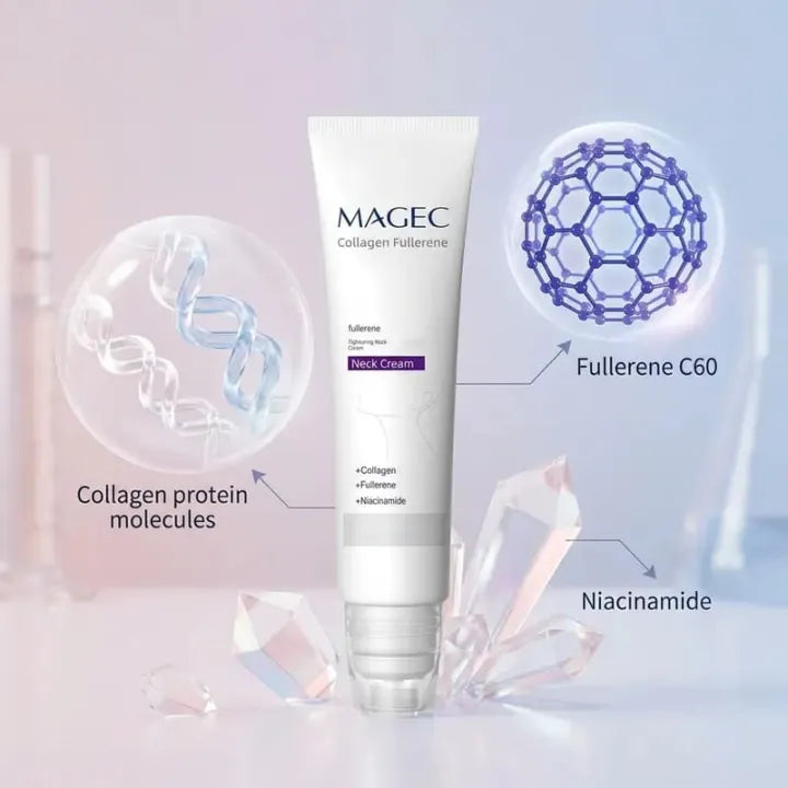 MAGEC Collagen Fullerene Neck Cream – Anti Wrinkle & Neck Firming Cream