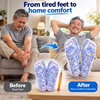 Reflexology Foot Massage Socks Set with Massage Tool | Printed Pressure Point Guide Socks for At-Home Foot Care