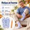 Reflexology Foot Massage Socks Set with Massage Tool | Printed Pressure Point Guide Socks for At-Home Foot Care