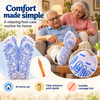 Reflexology Foot Massage Socks Set with Massage Tool | Printed Pressure Point Guide Socks for At-Home Foot Care