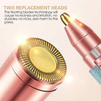 2-in-1 Rechargeable Facial Hair Remover & Eyebrow Trimmer – Painless & Portable