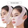 Reusable Face Contour Strap: Comfortable Chin & Jawline Support Band for Home Use