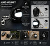Mini Helmet Keychain with LED Light | Auto On/Off Visor Sensor Key Ring for Car, Bike & Bag