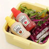 Reusable Mini Condiment Bottles with Leak-Resistant Caps: Perfect for Lunch Boxes, Picnics & School (Pack Of 4)