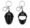 Mini Helmet Keychain with LED Light | Auto On/Off Visor Sensor Key Ring for Car, Bike & Bag