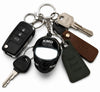 Mini Helmet Keychain with LED Light | Auto On/Off Visor Sensor Key Ring for Car, Bike & Bag