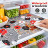 🌸 Floral FreshGuard Refrigerator Shelf Mats