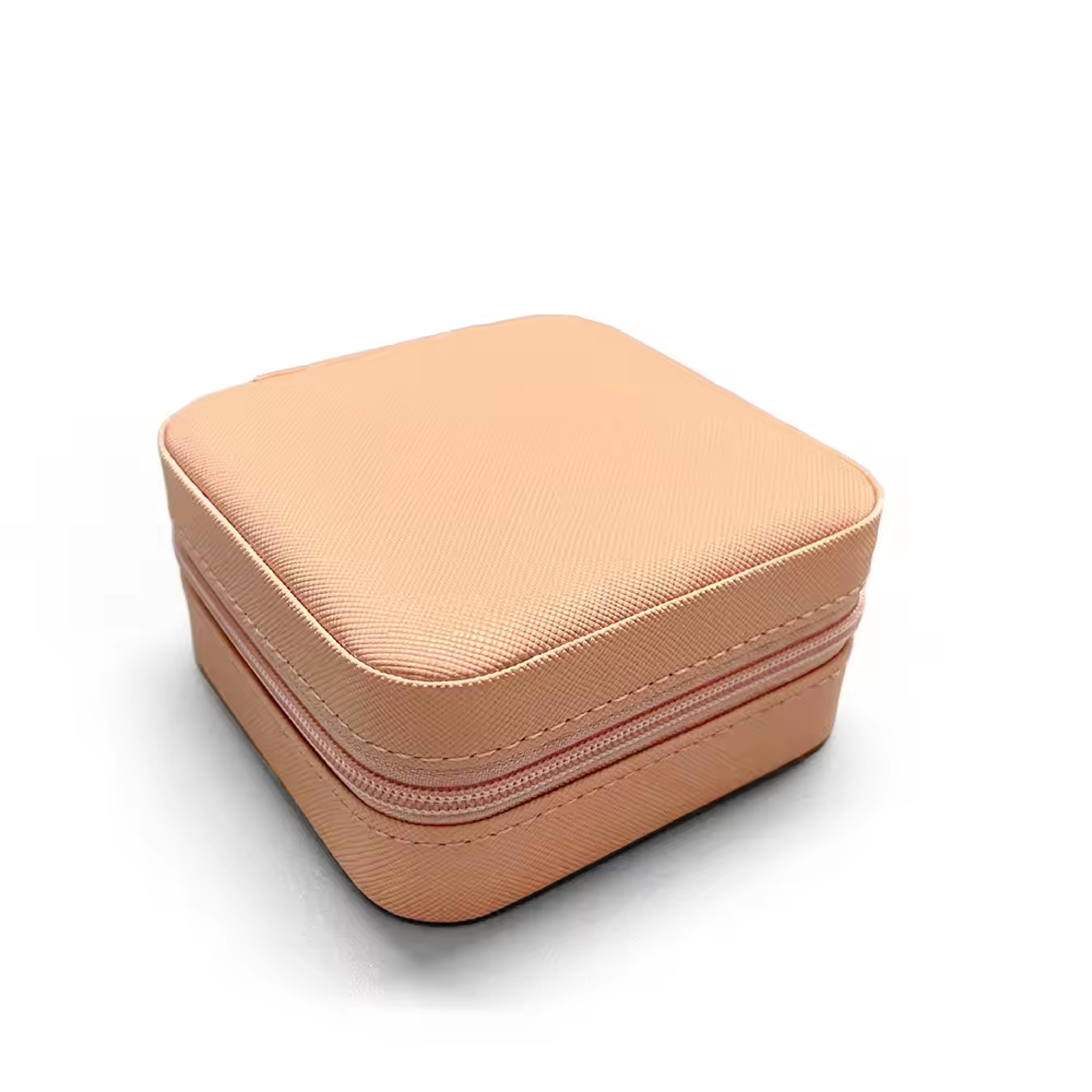 Portable Leather Travel Jewelry Organizer Box
