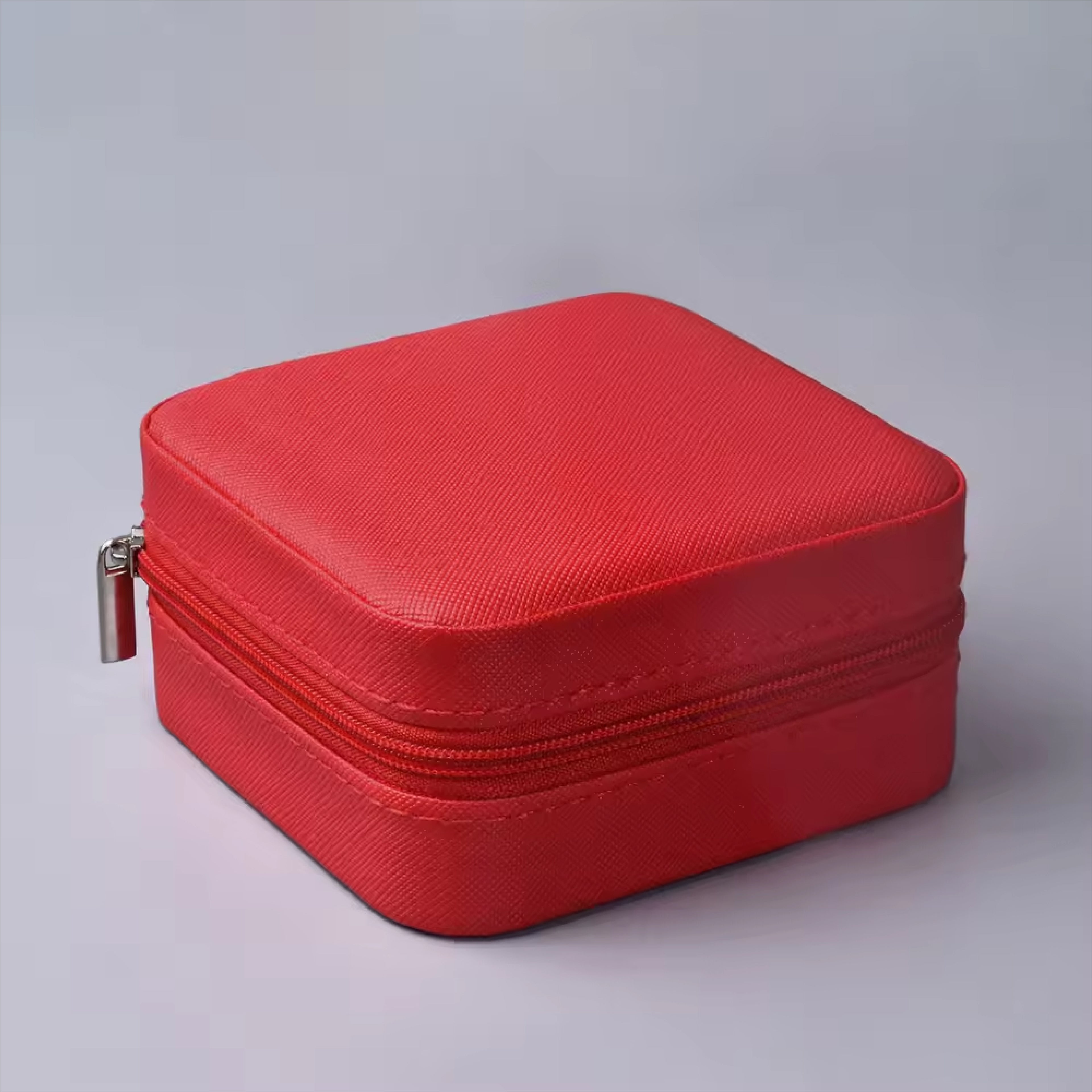 Portable Leather Travel Jewelry Organizer Box