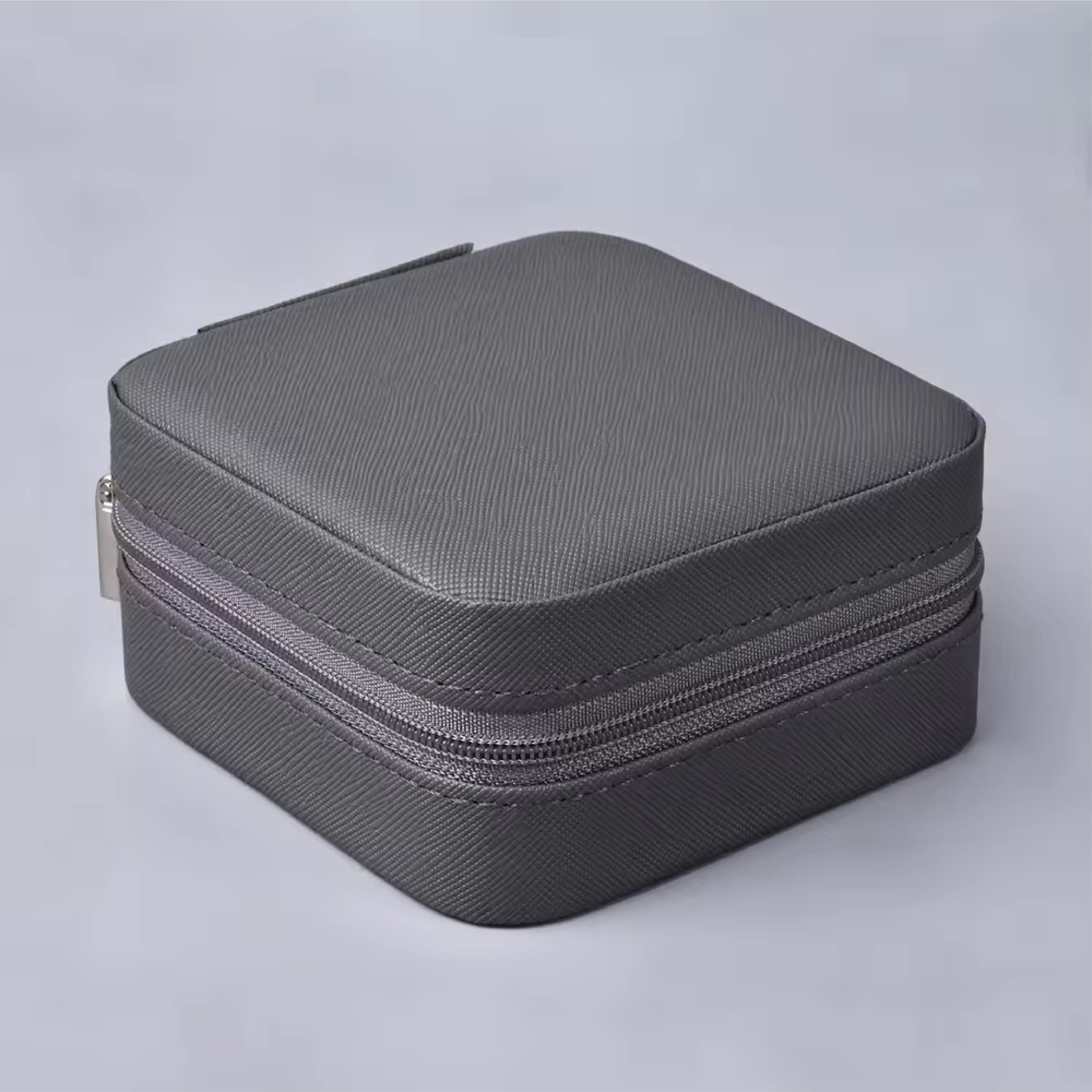 Portable Leather Travel Jewelry Organizer Box