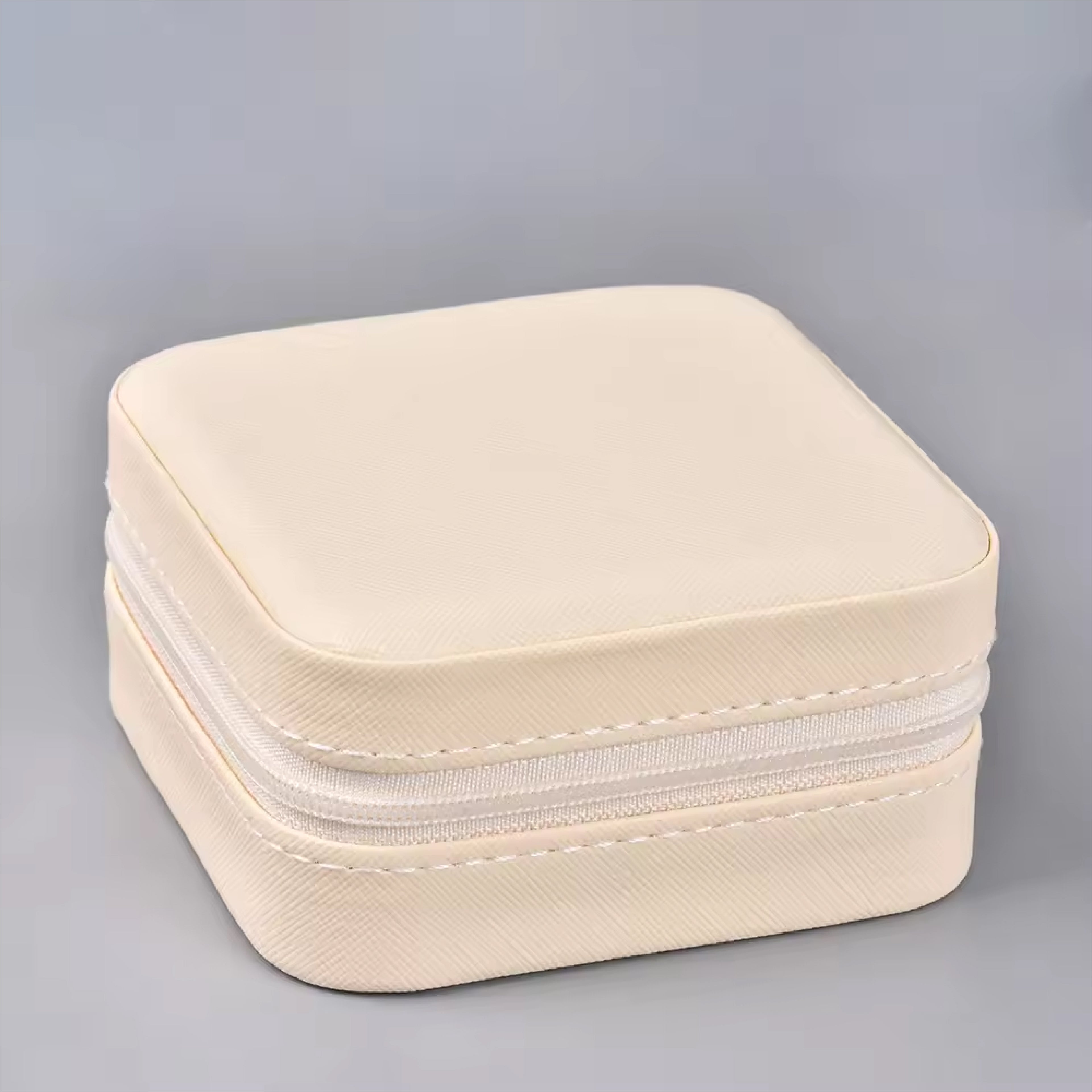 Portable Leather Travel Jewelry Organizer Box