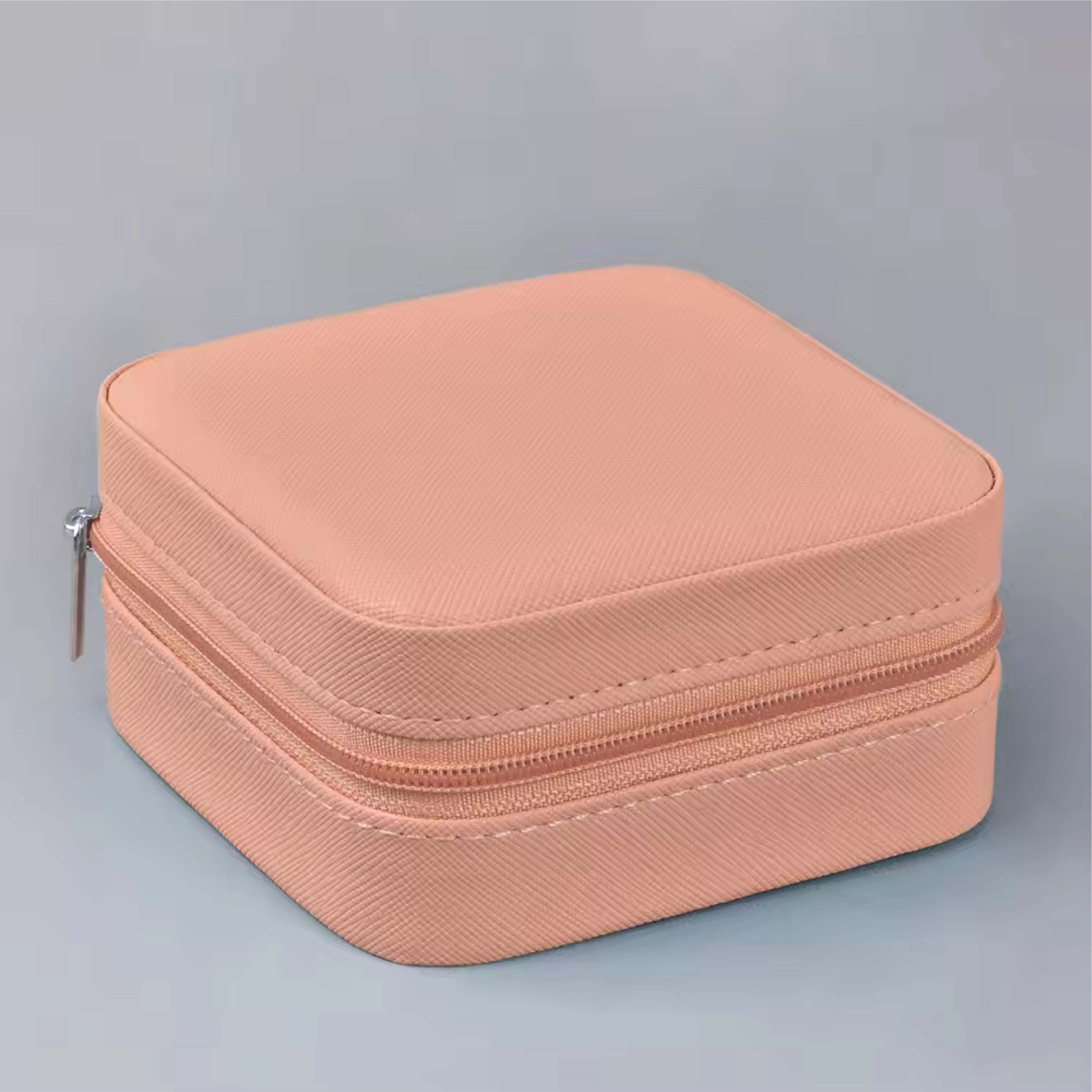 Portable Leather Travel Jewelry Organizer Box