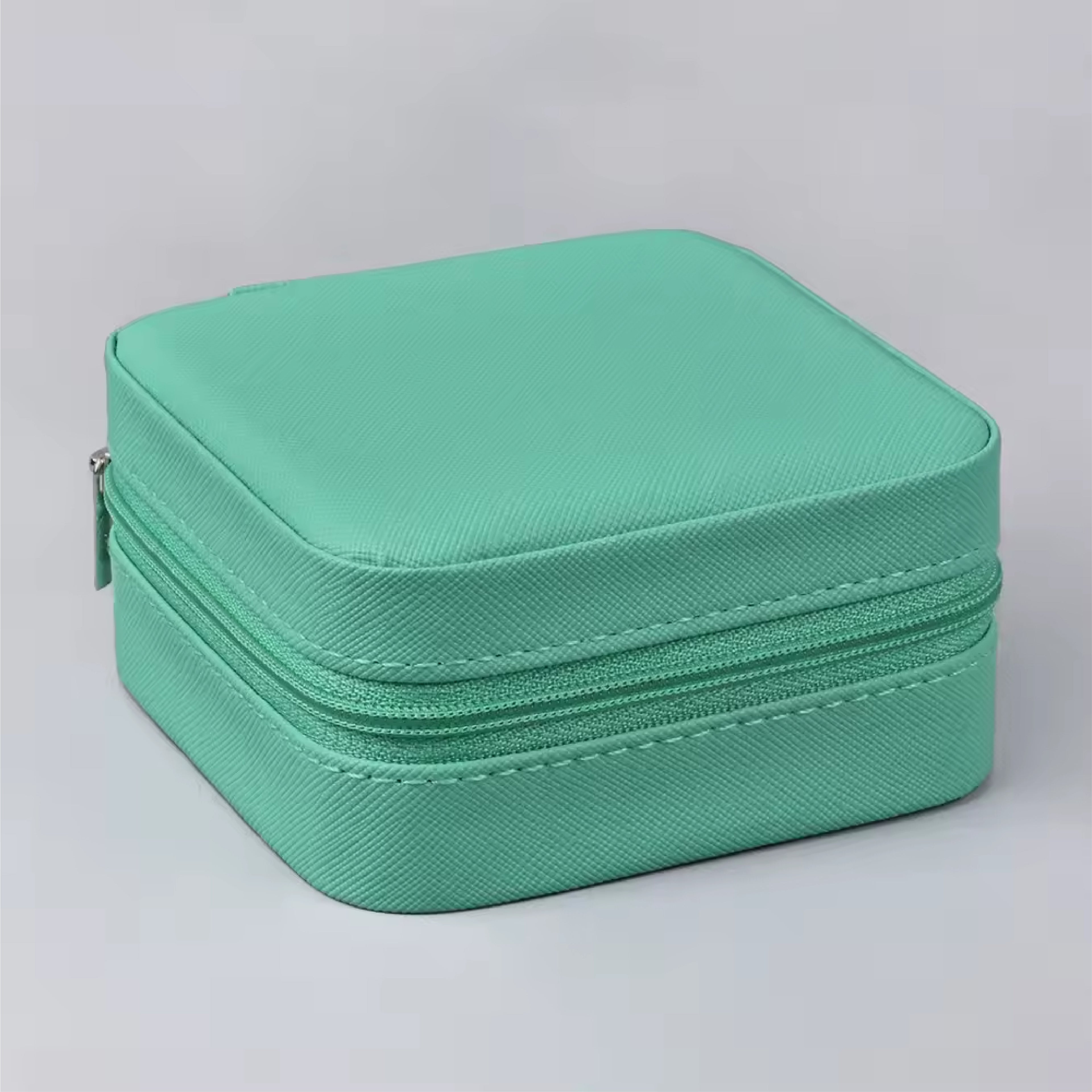 Portable Leather Travel Jewelry Organizer Box