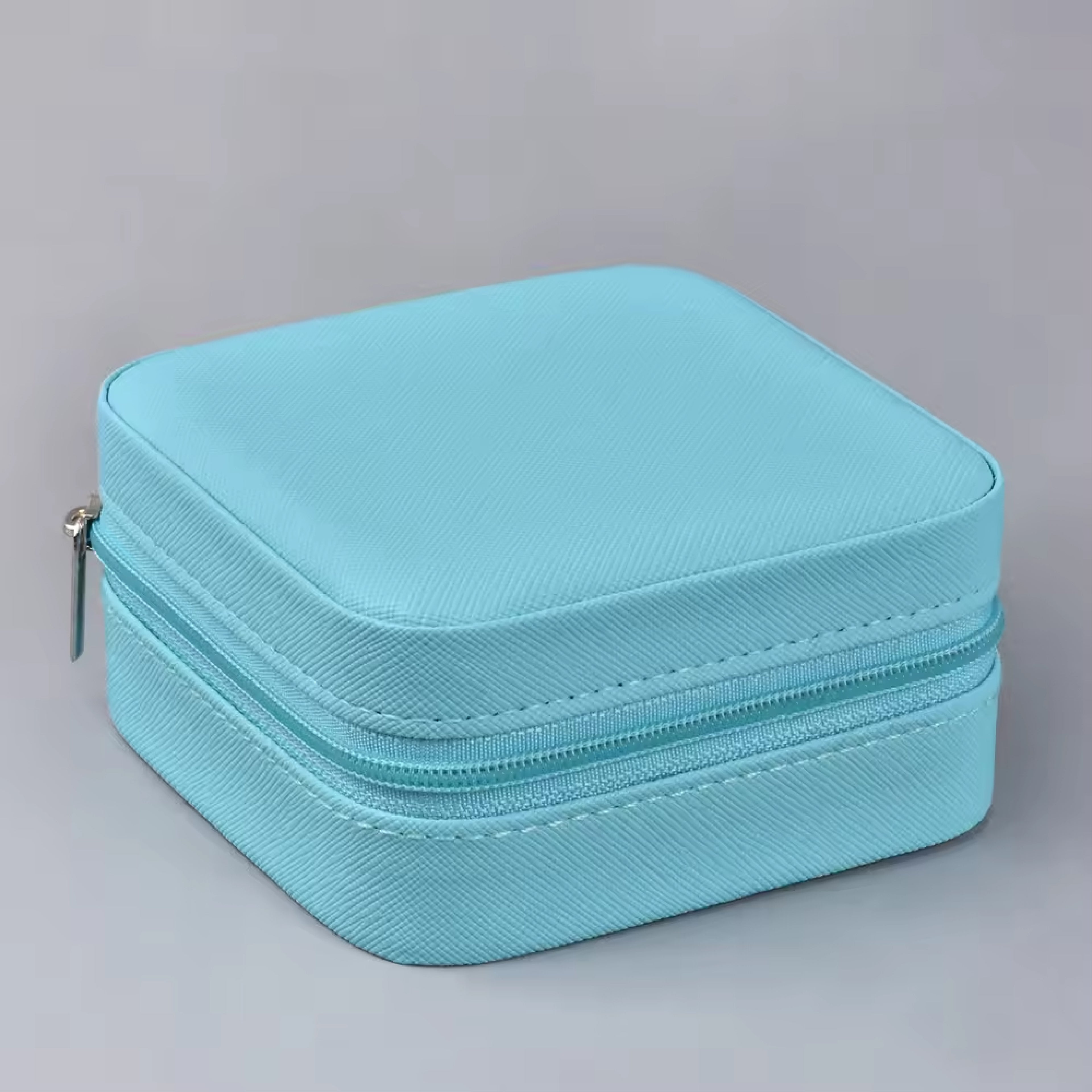 Portable Leather Travel Jewelry Organizer Box