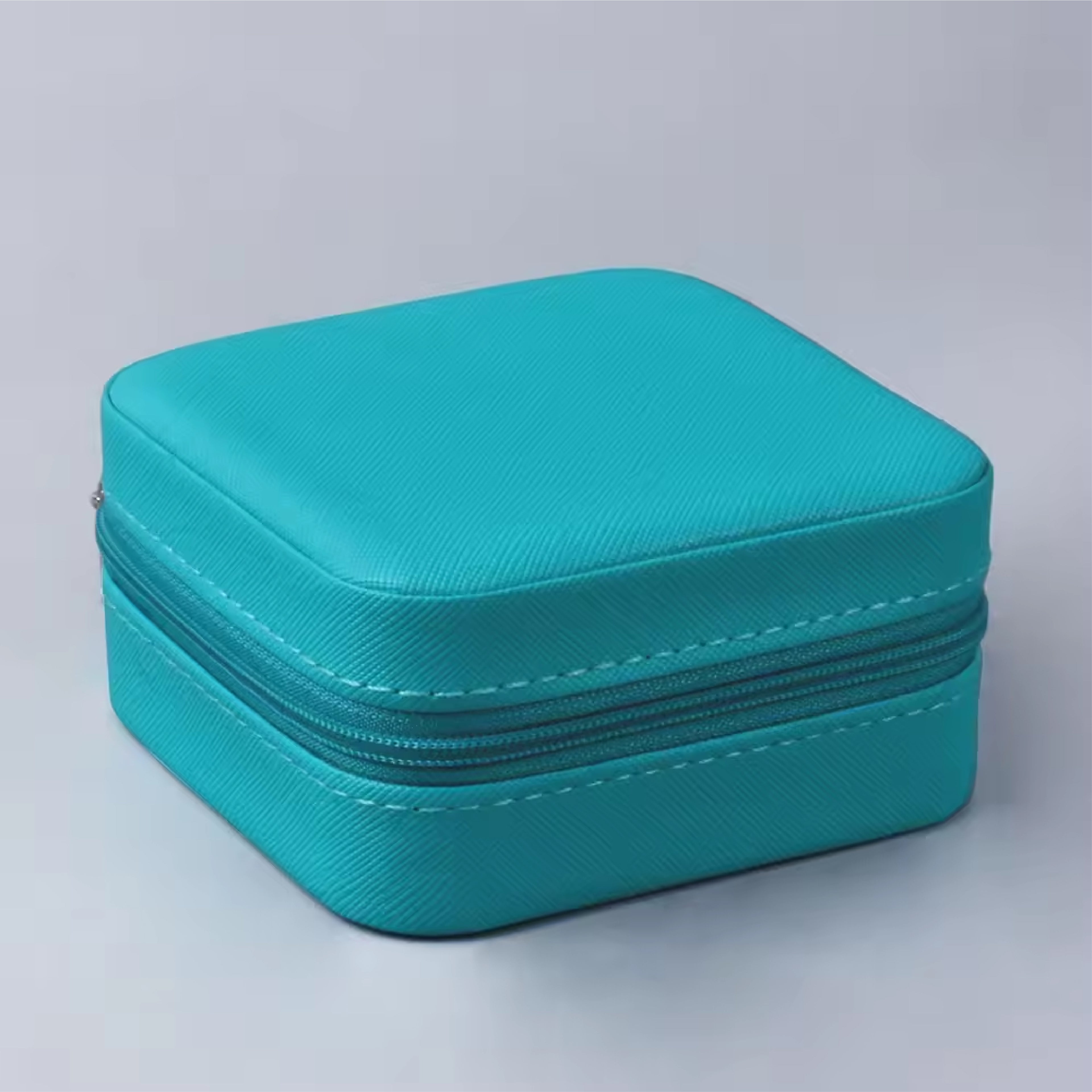 Portable Leather Travel Jewelry Organizer Box