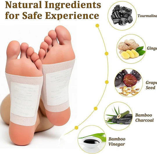 Kiyome Kinoki Cleansing Foot Pads – Natural Detox Foot Patches for Relaxation & Better Sleep 10 Peds in 1 Box