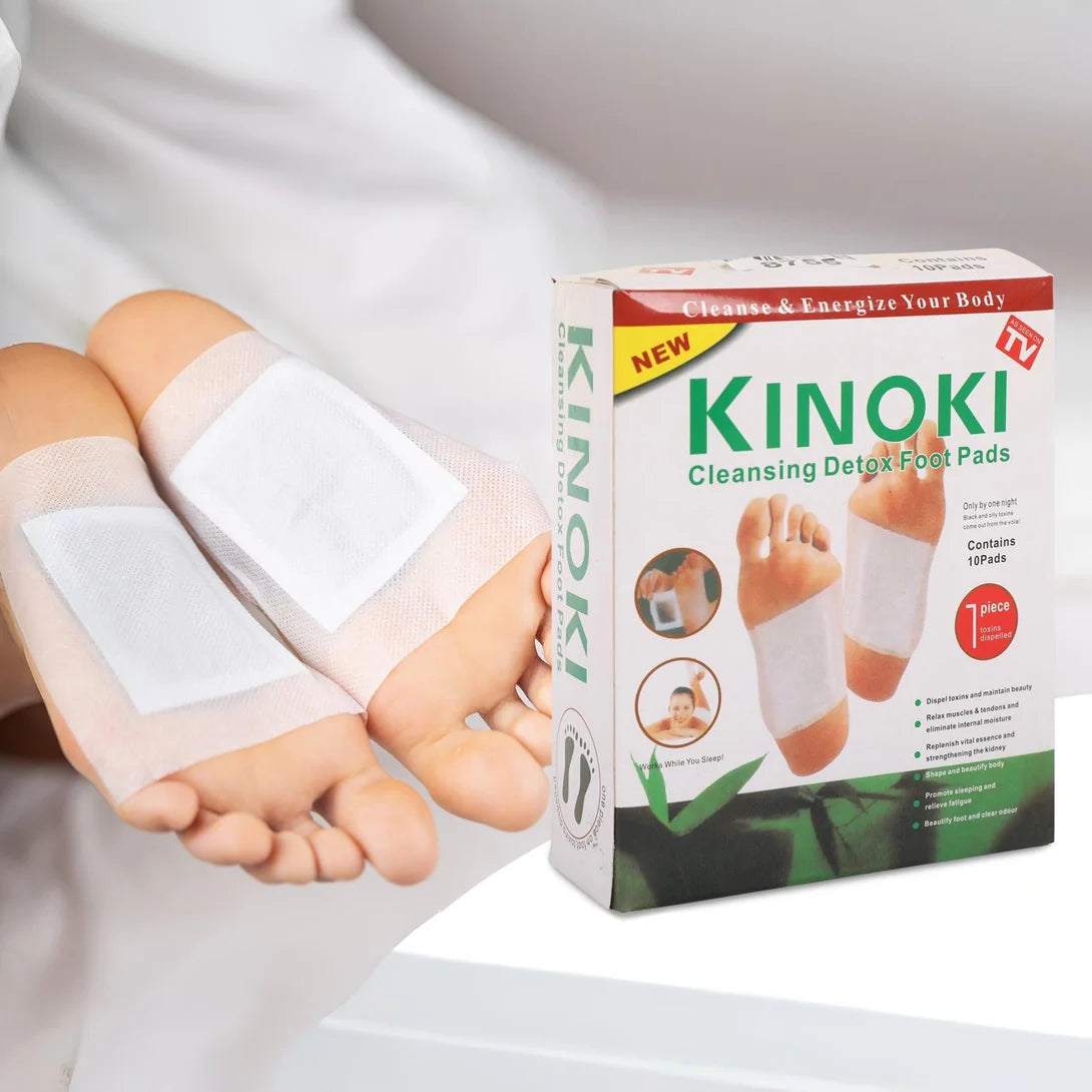 Kiyome Kinoki Cleansing Foot Pads – Natural Detox Foot Patches for Relaxation & Better Sleep 10 Peds in 1 Box